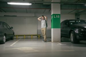 Man whose car was stolen in underground parking