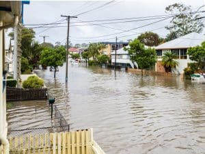 Suburban flooding in Brisbane, Queensland leading to uninsurable homes in Australia