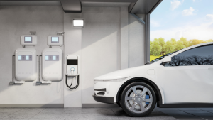 Home EV charger graphic