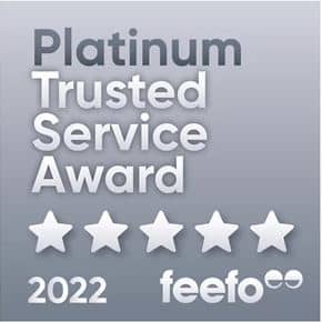 Savvy Feefo Platinum Award 2022